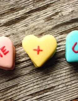 pastel colored marshmallows