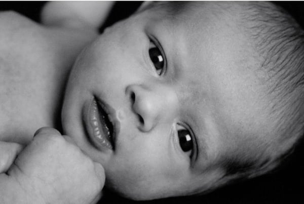 a baby's face