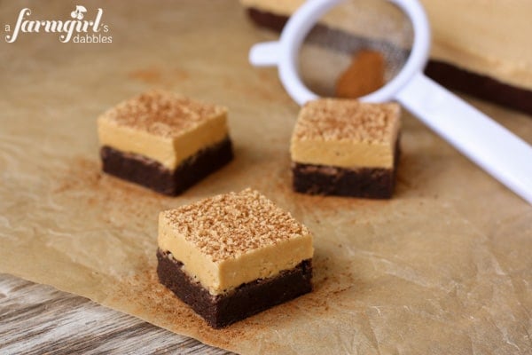 Brownies with Peanut Butter Frosting