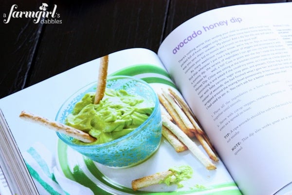 avocado honey dip