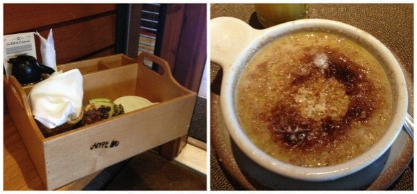 breakfast at Canoe Bay