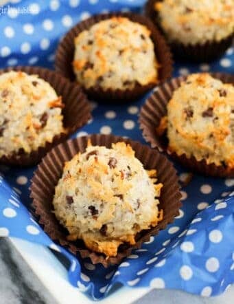 German Chocolate Macaroons