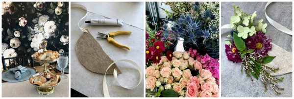 flowers and craft supplies