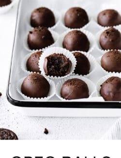 Pinterest image for Oreo balls