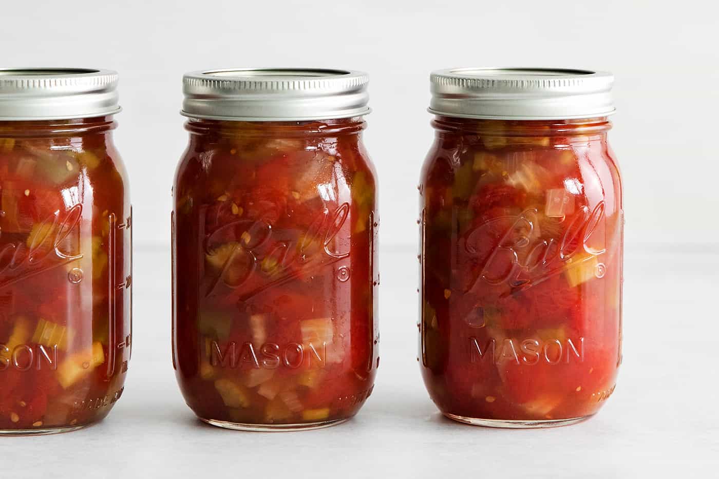 Made with juicy tomatoes, celery, onion, and green pepper these Chili Stewed Tomatoes make a mouthwatering side dish. Three jars of chili stewed tomatoes