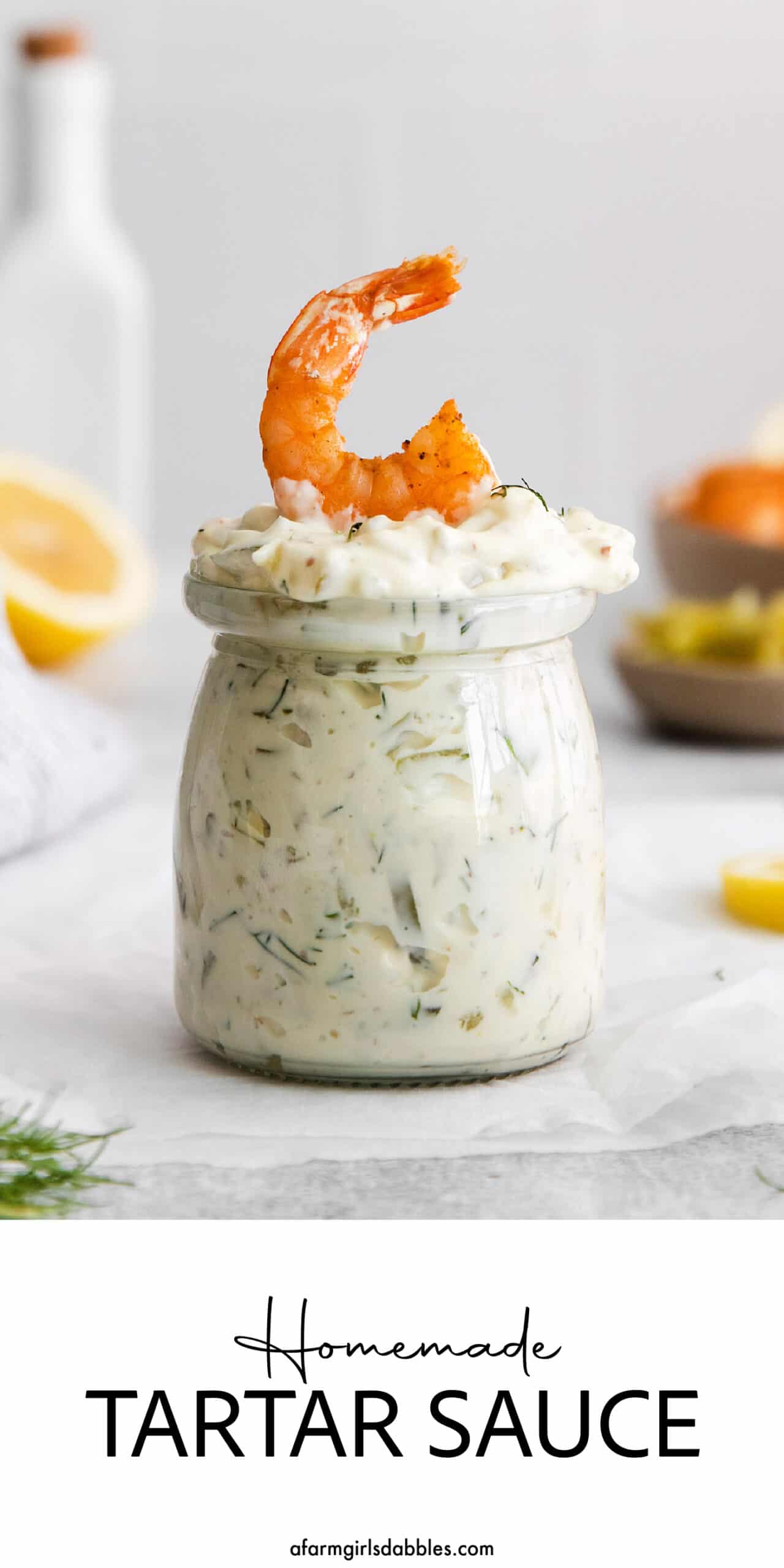 Pinterest image for tartar sauce