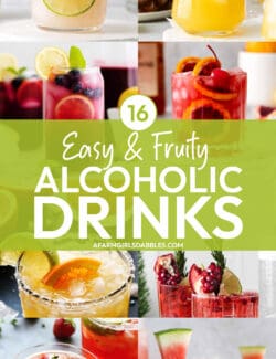 Pinterest image for 16 easy and fruity alcoholic drinks