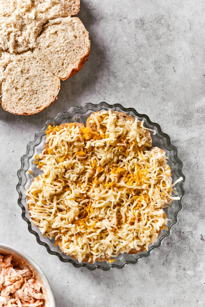 Buffalo Chicken Sliders | Perfect Hand-Held Appetizers Shredded chicken and rolls.