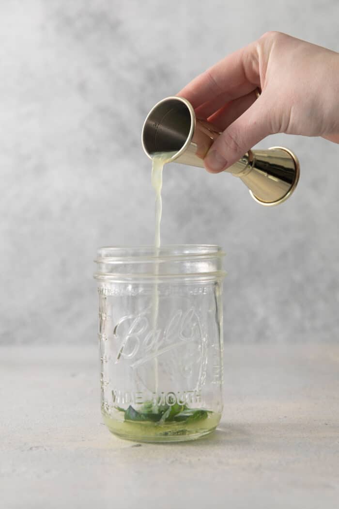 Crisp and refreshing, a Classic Mojito is the only mojito recipe you truly need! Lime juice, mint, and rum make this wonderful cocktail. Simple syrup is added to a jar.