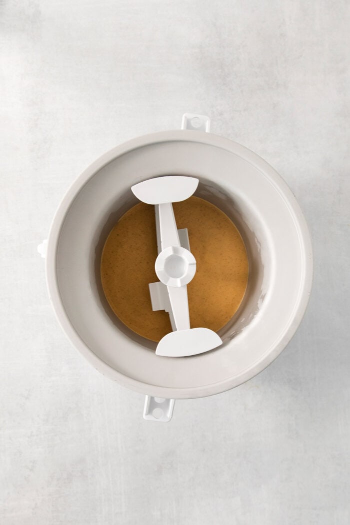 This Pumpkin Ice Cream is rich and creamy, flavored with pumpkin puree and pumpkin pie spice, and sweetened with brown sugar. Pumpkin ice cream churns in an ice cream maker.