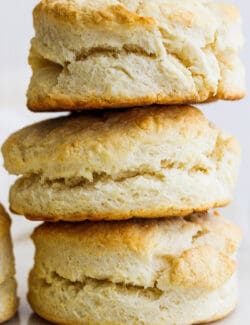 Pinterest image for cream biscuits recipe