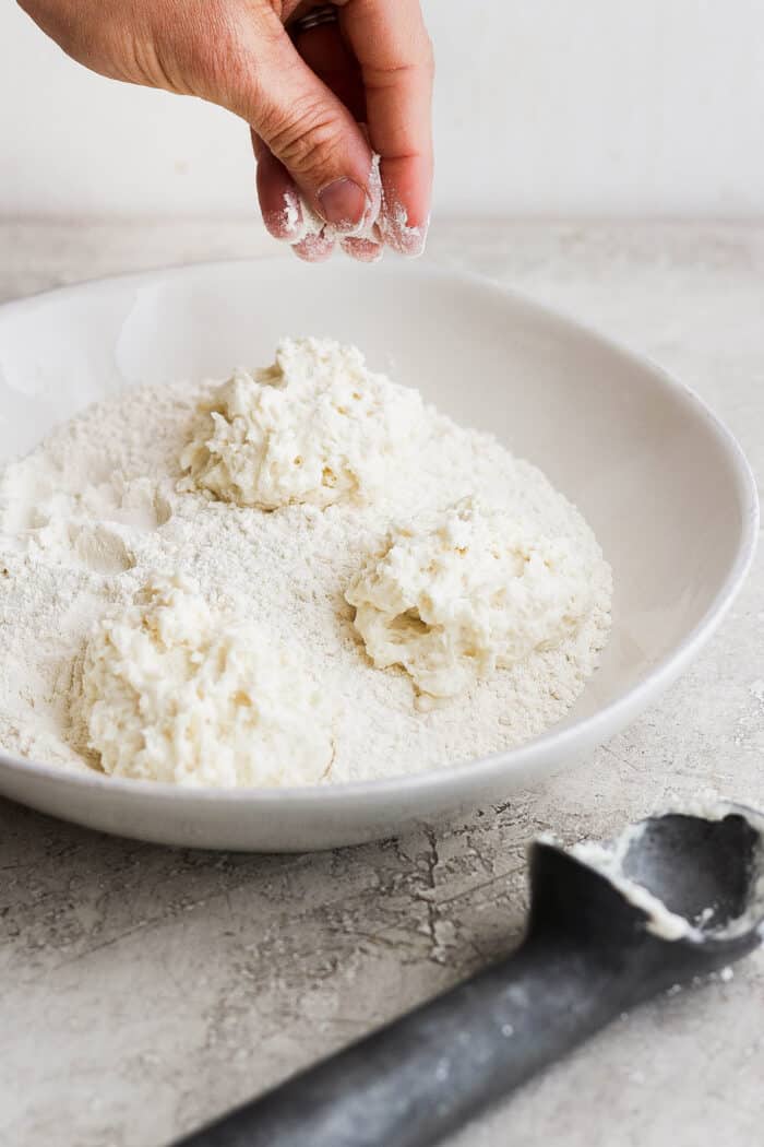 Flaky and light Touch of Grace Biscuits are made with White Lily flour to make unbelievably tender pull-apart biscuits. Biscuit dough is rolled in flour.