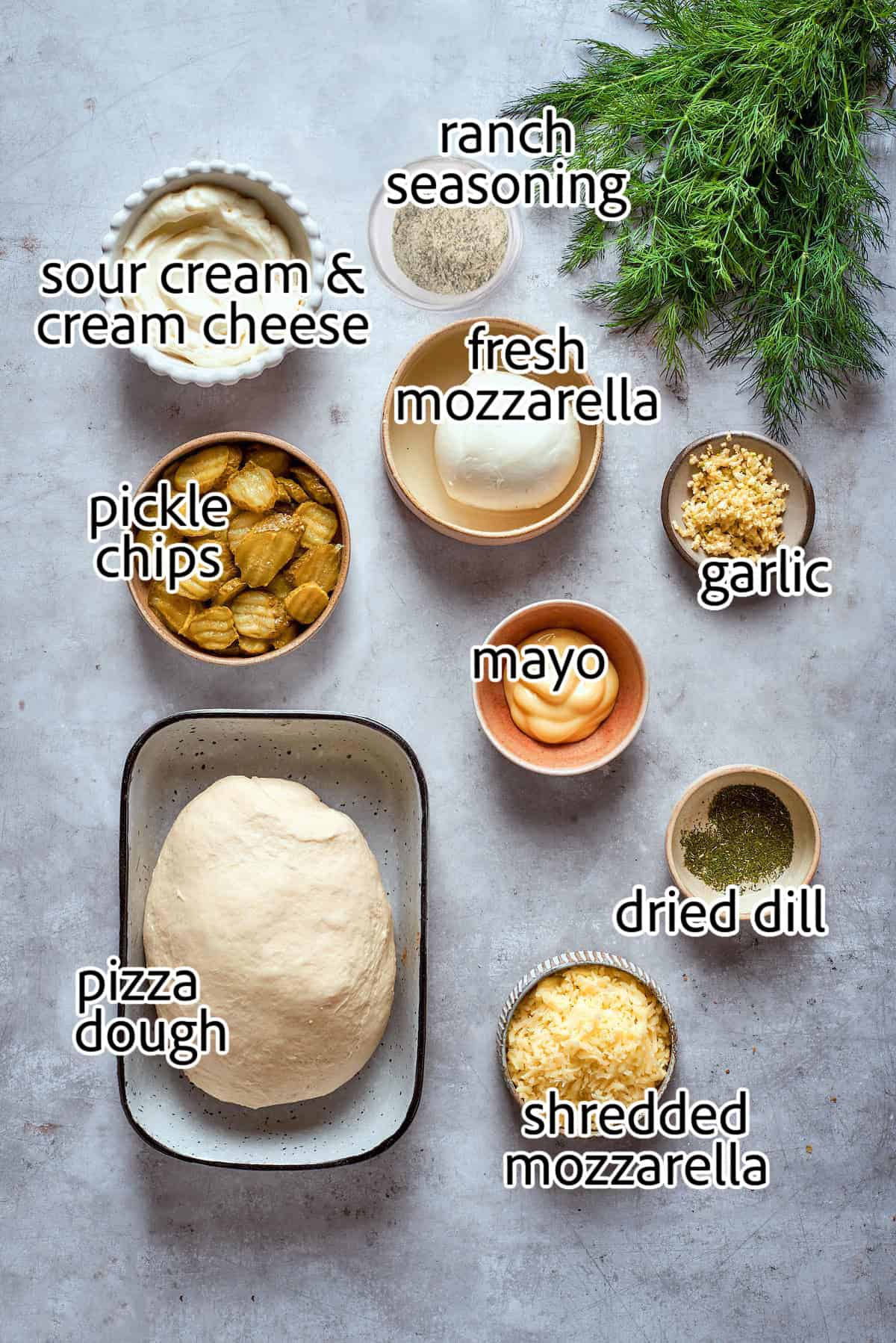 ingredients needed to make pickle pizza
