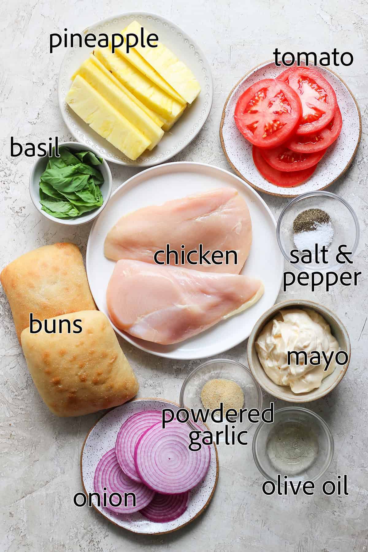 This easy Grilled Chicken Sandwich recipe stars tender, juicy chicken, sweet grilled pineapple, and a creamy homemade basil sauce.
