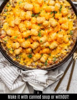 Pinterest image for Tater Tot Hotdish recipe