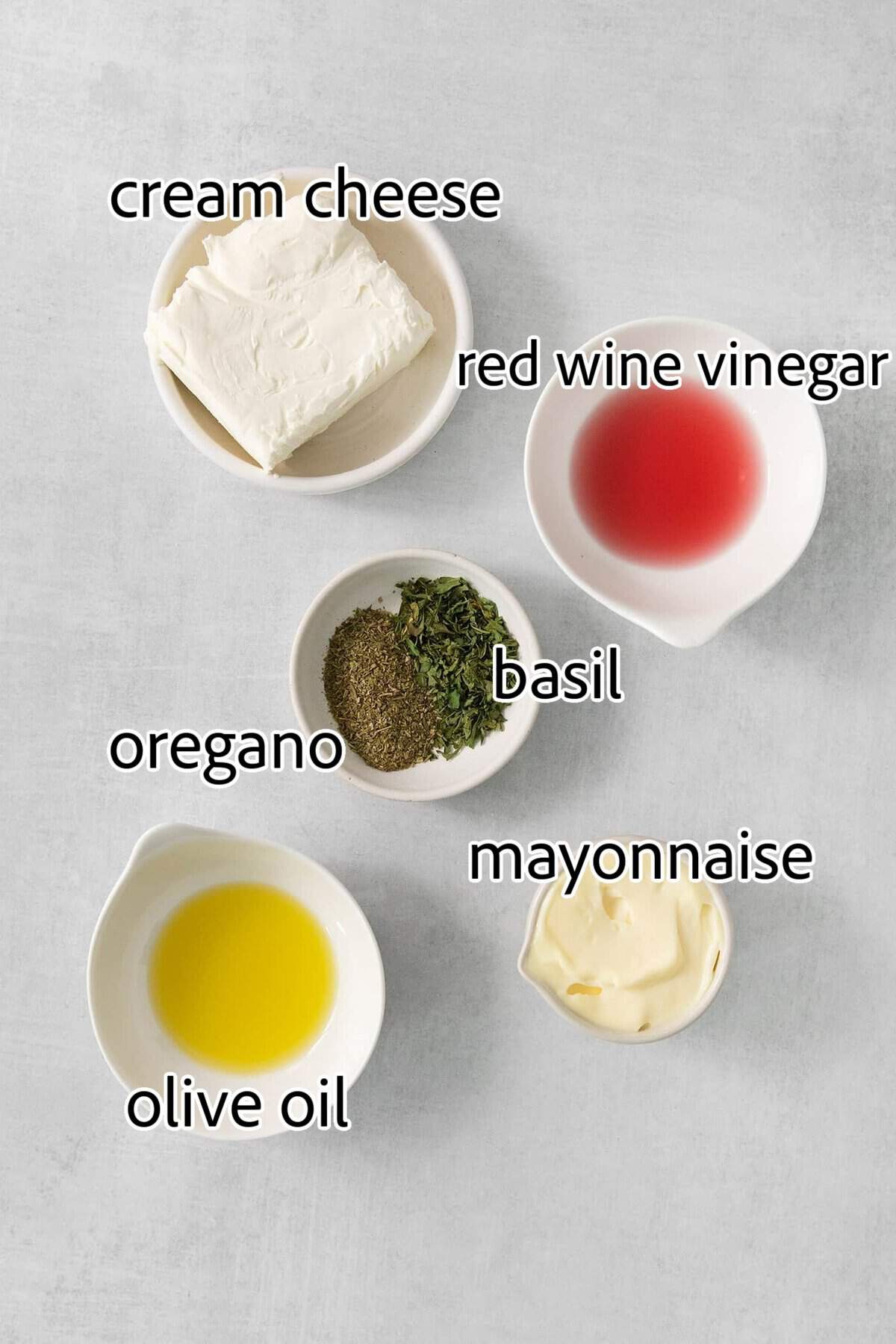 ingredients needed for italian pinwheel sandwiches