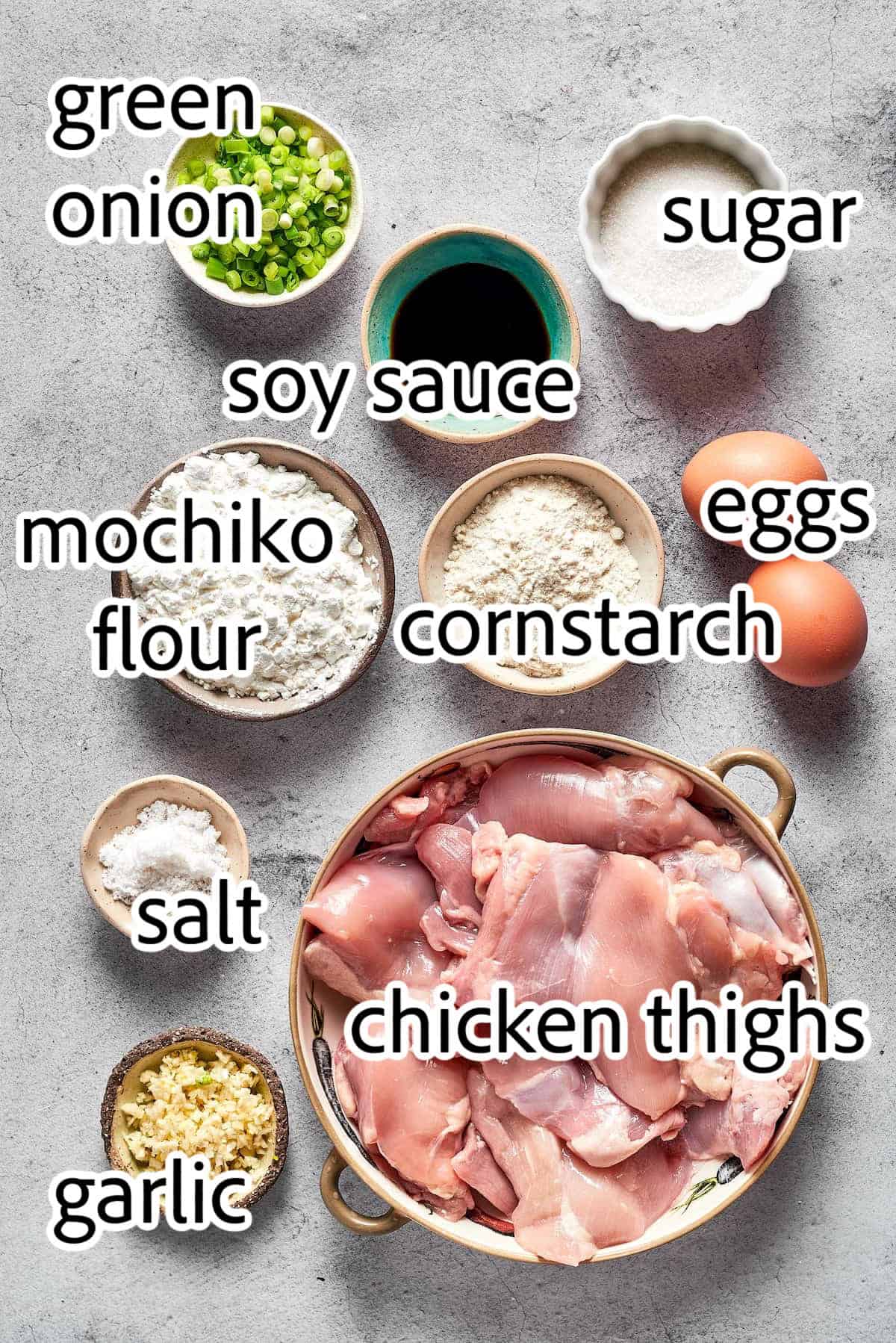 Mochiko Chicken is classic Hawaiian Fried Chicken, made with a mochiko flour batter that adds a unique, sweet flavor. Serve with rice. ingredients needed for mochiko chicken