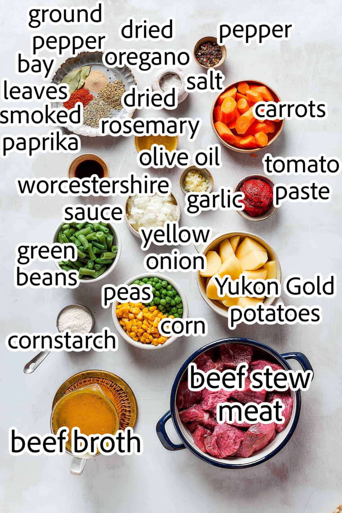Comforting and rich Beef Pot Pie is packed with tender beef and vegetables tucked into a stout-based gravy with a wonderfully flaky pie crust balanced on top. You can enjoy this hearty meal the day of, or make it in advance and freeze it for dinner another time! ingredients needed for mulligan stew