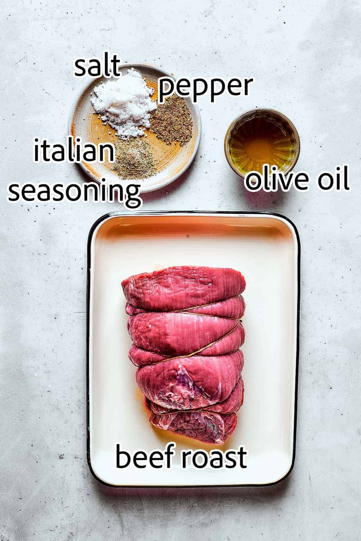 ingredients for roast beef