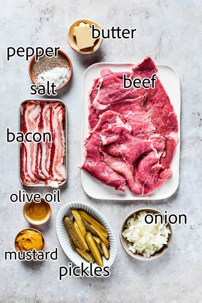 ingredients needed for rouladen