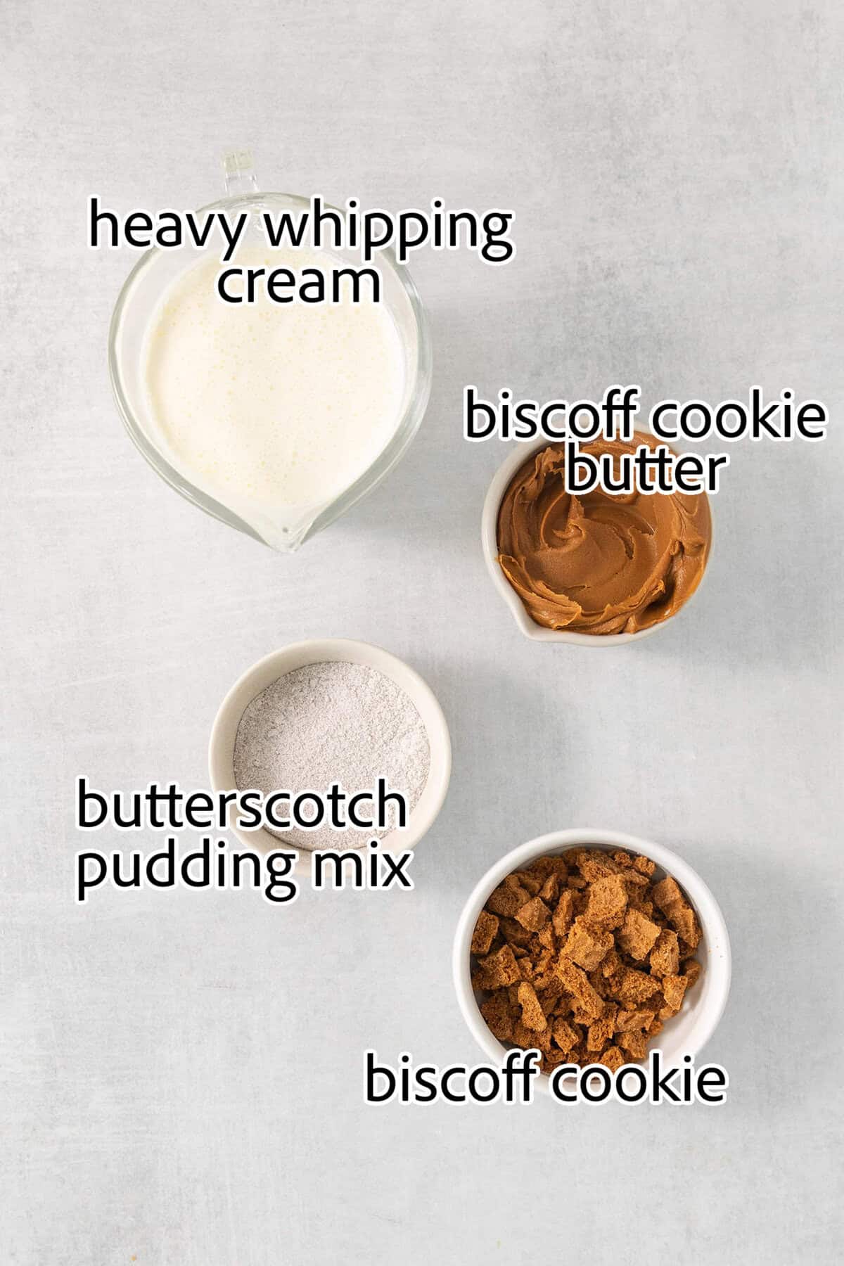 This Biscoff Cheesecake balances a rich cream cheese layer swirled with Biscoff cookie butter on a buttery cookie crust. ingredients needed for biscoff cheesecake