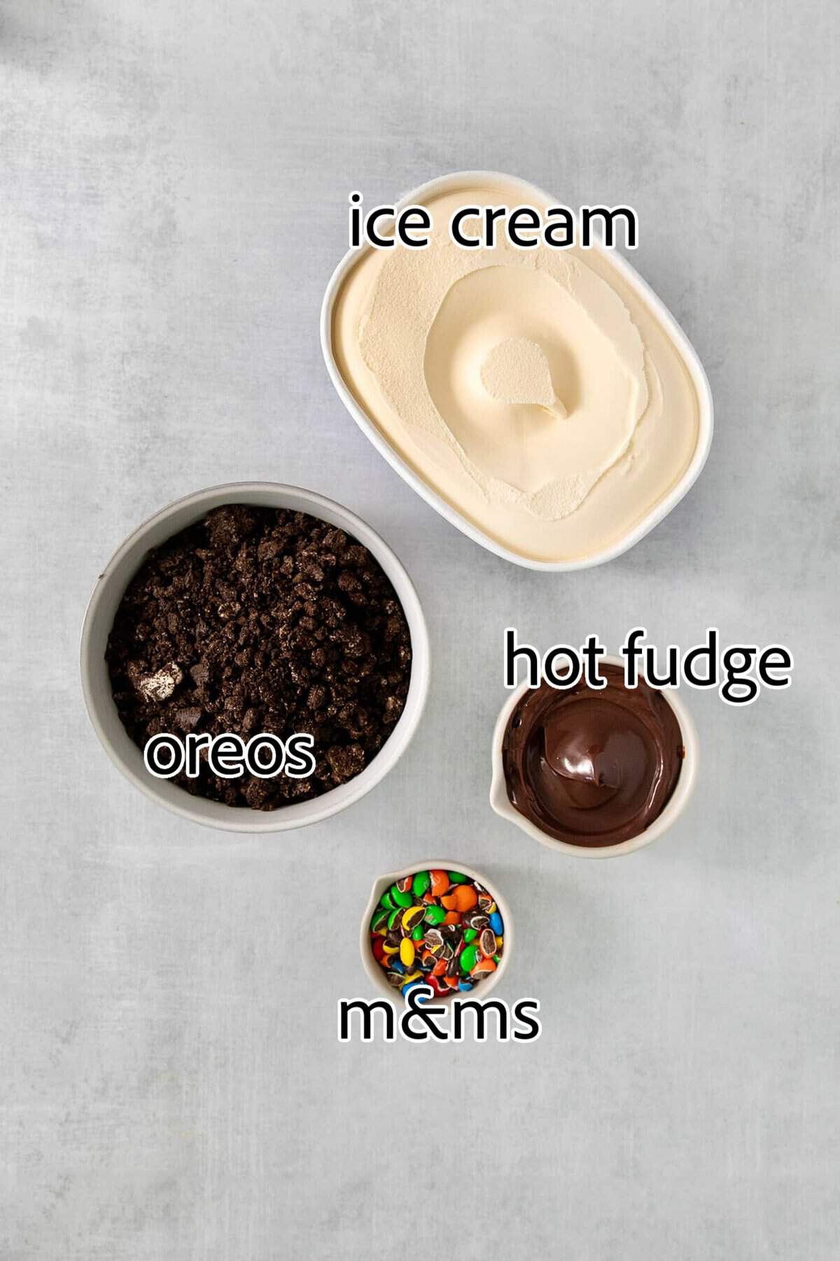 ingredients needed for ice cream pizza
