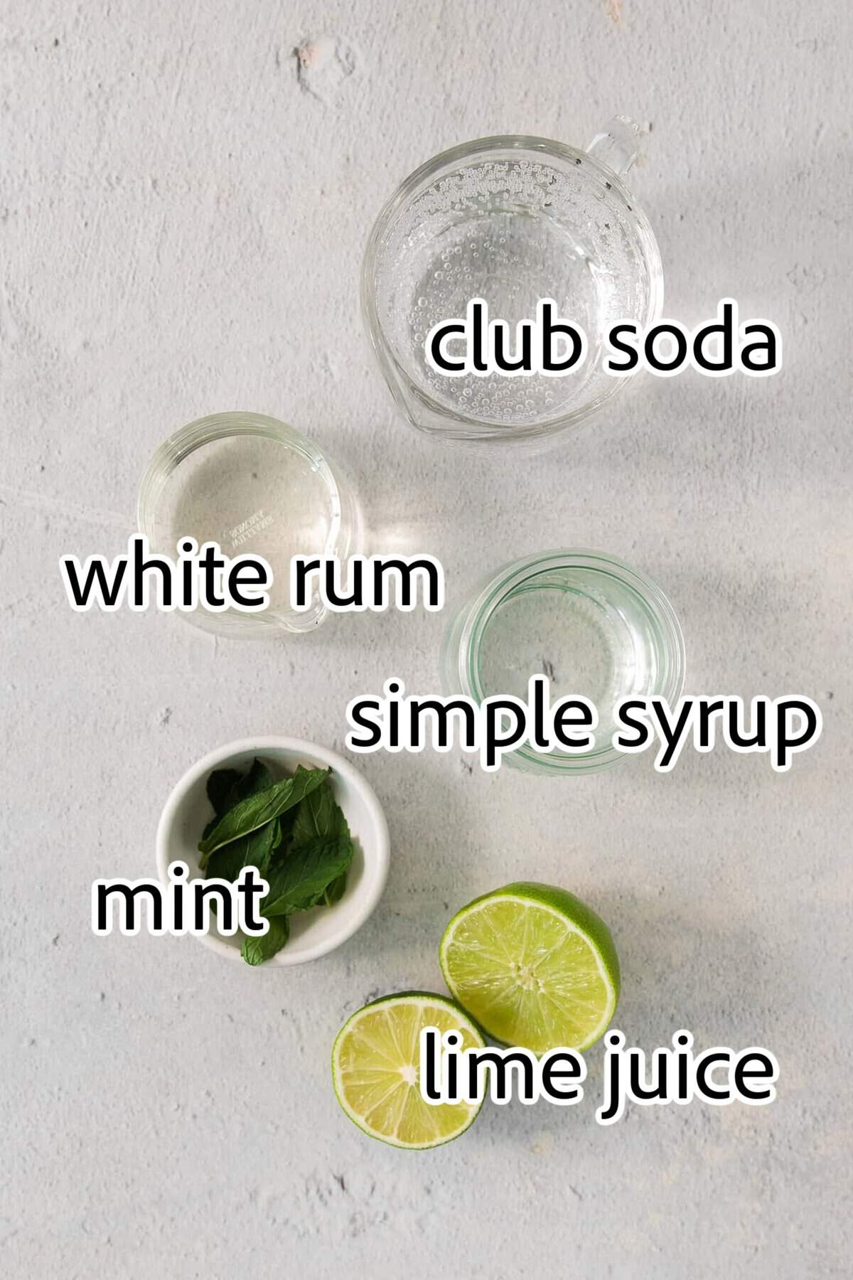 Crisp and refreshing, a Classic Mojito is the only mojito recipe you truly need! Lime juice, mint, and rum make this wonderful cocktail. ingredients needed for mojitos