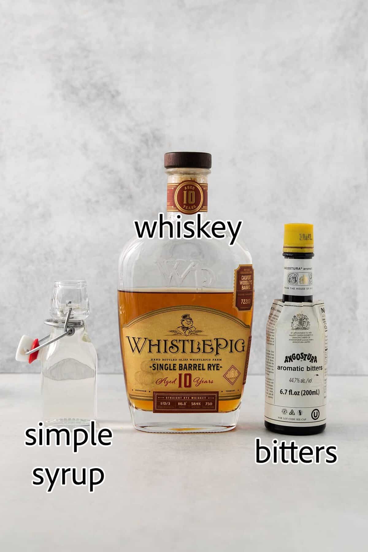 This classic Old Fashioned is a go-to before-dinner cocktail! It’s simple and easy, made with just three ingredients: whiskey, simple syrup, and bitters. ingredients needed for an old fashioned