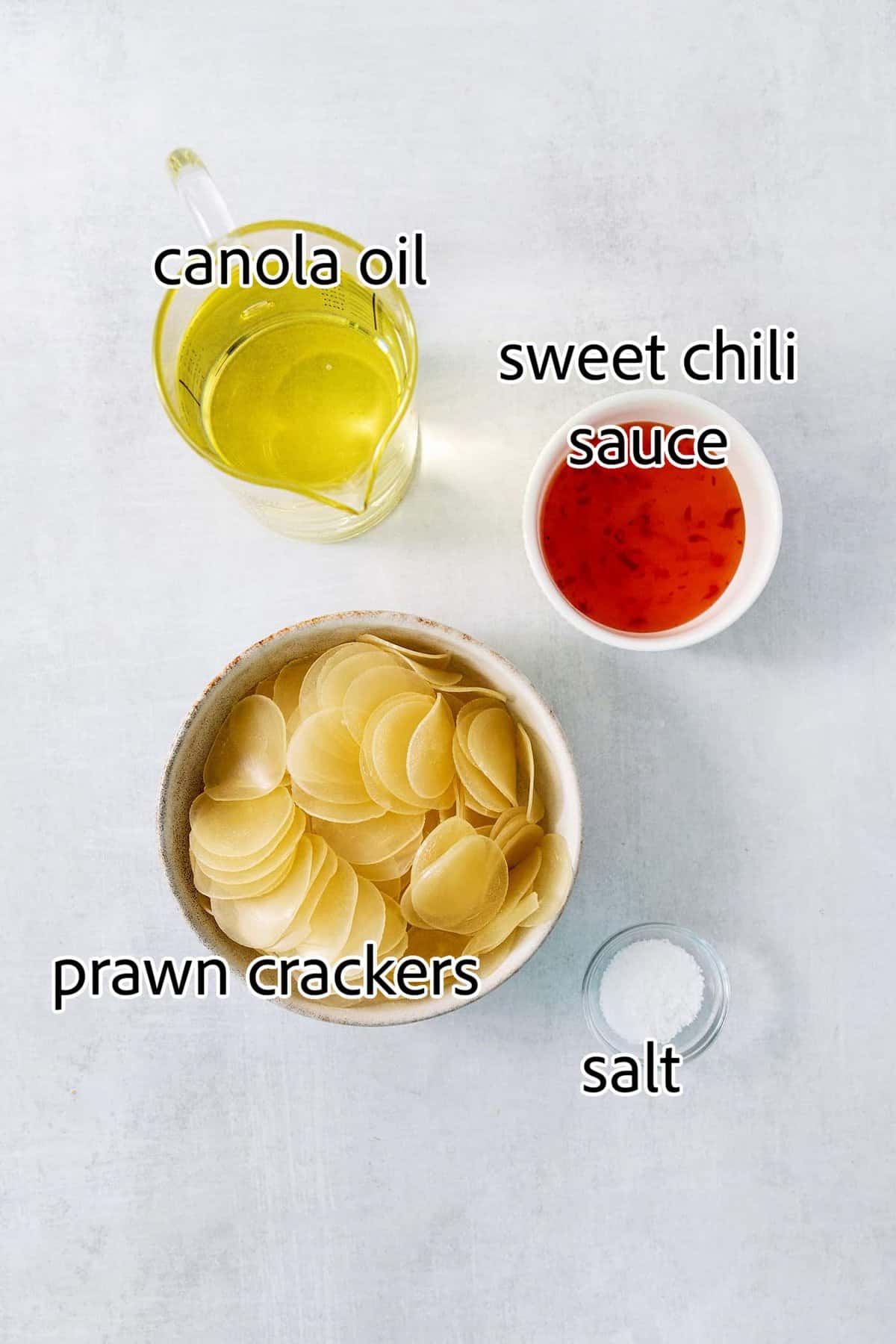 Shrimp Chips are a quick snack that will satisfy your craving for something with a salty crunch and a light umami flavor. ingredients needed for shrimp chips