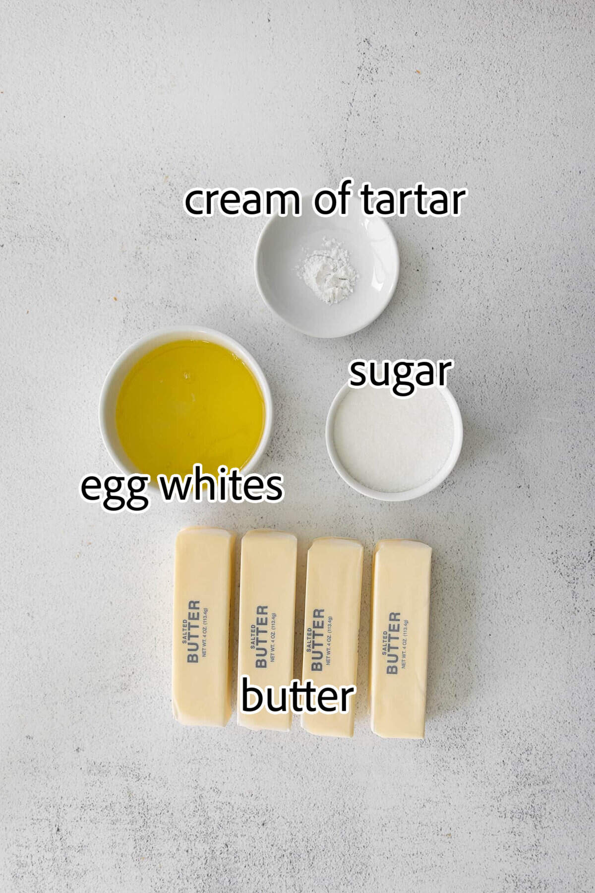 ingredients needed for chocolate cupcakes with salted caramel buttercream