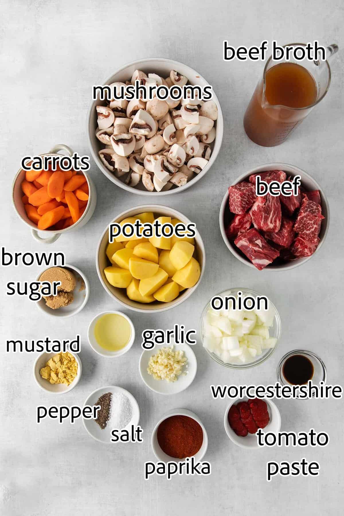 Slow Cooker Hungarian Goulash loaded with chunks of tender, melt-in-your-mouth beef and vegetables. Authentic, easy comfort food at its best! ingredients needed for hungarian goulash