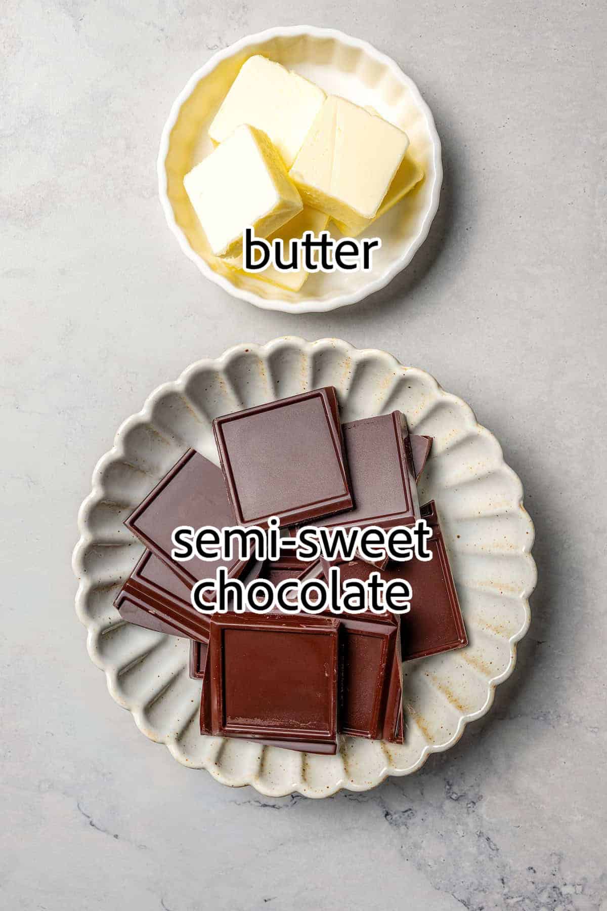 ingredients needed for mint chocolate brownies