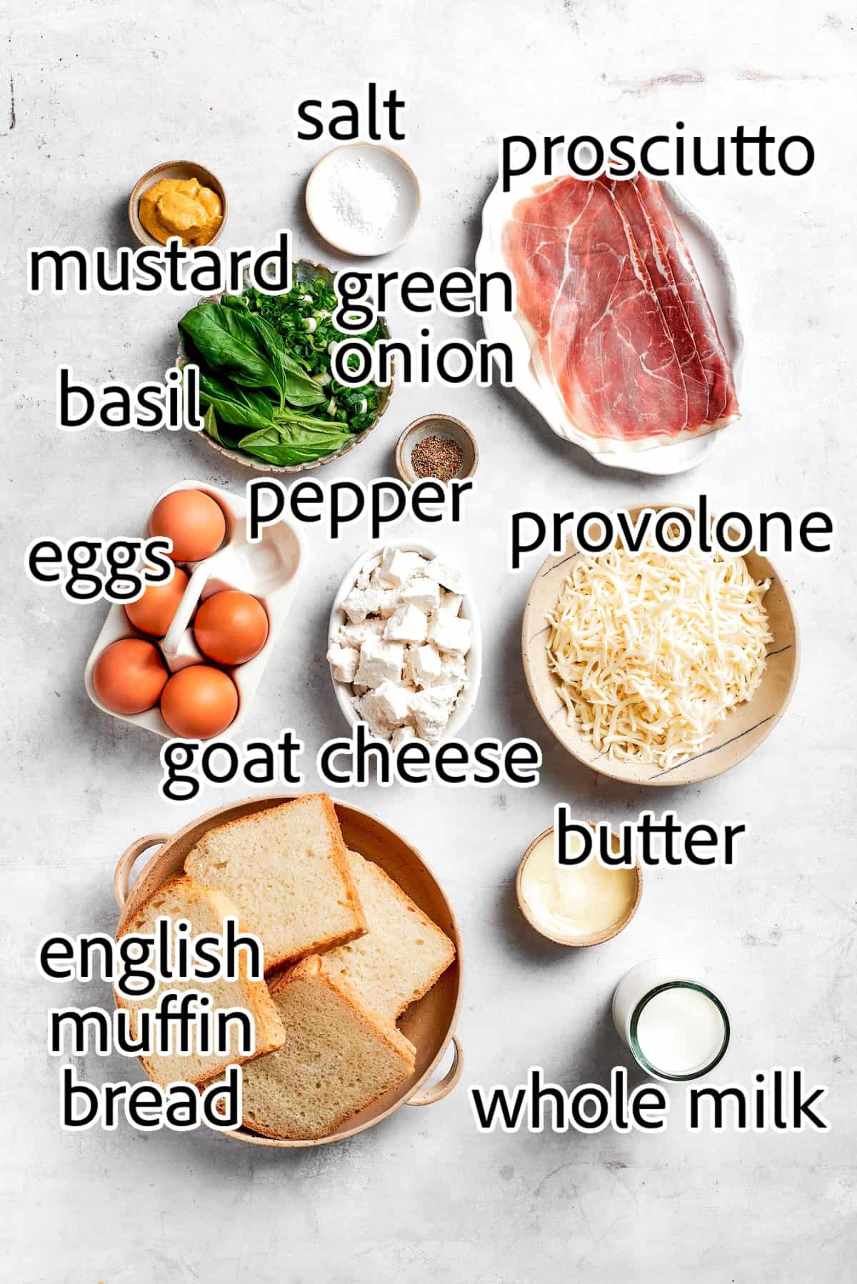 ingredients needed for overnight egg bake