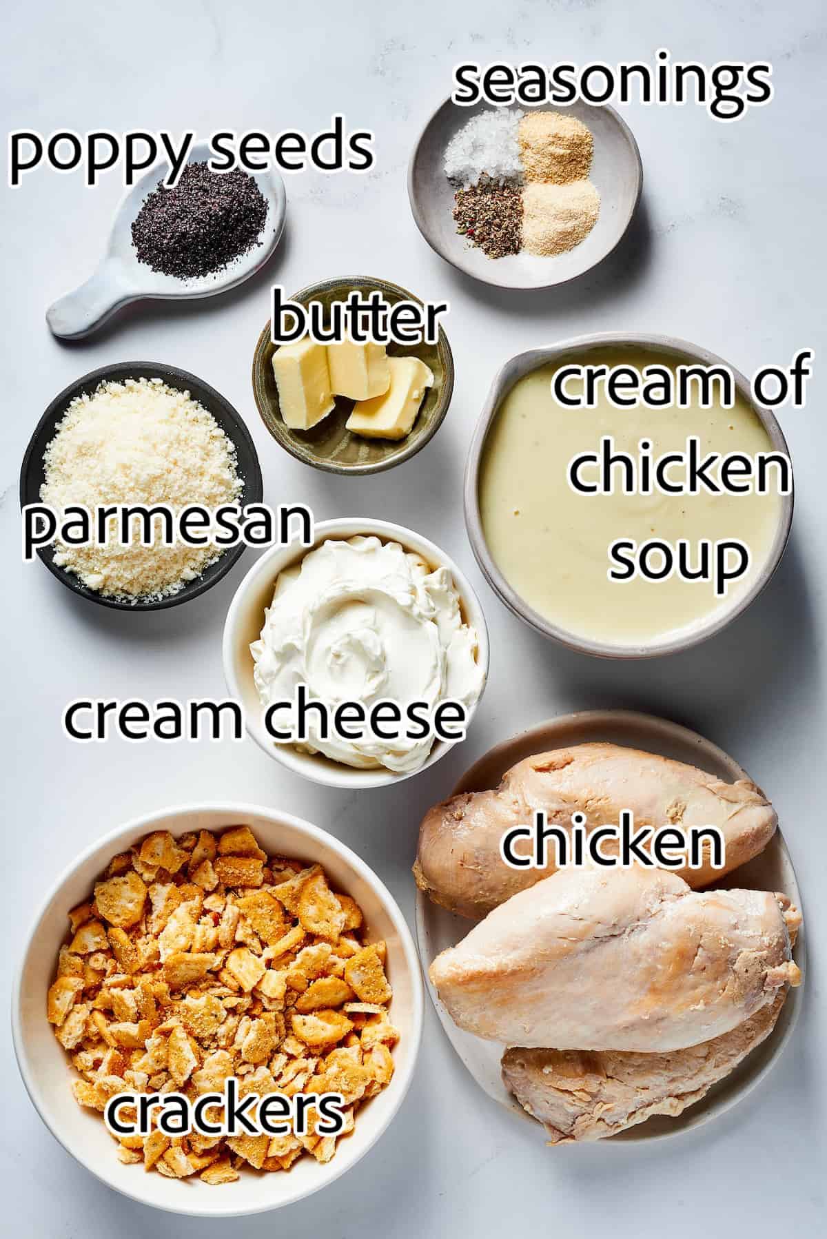 ingredients needed for poppy seed chicken casserole