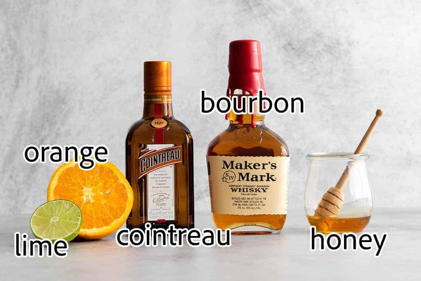 This Bourbon Margarita is a riff on a classic margarita, where bourbon replaces tequila. If you enjoy a whiskey sours, you’ll love this! ingredients needed for bourbon margaritas