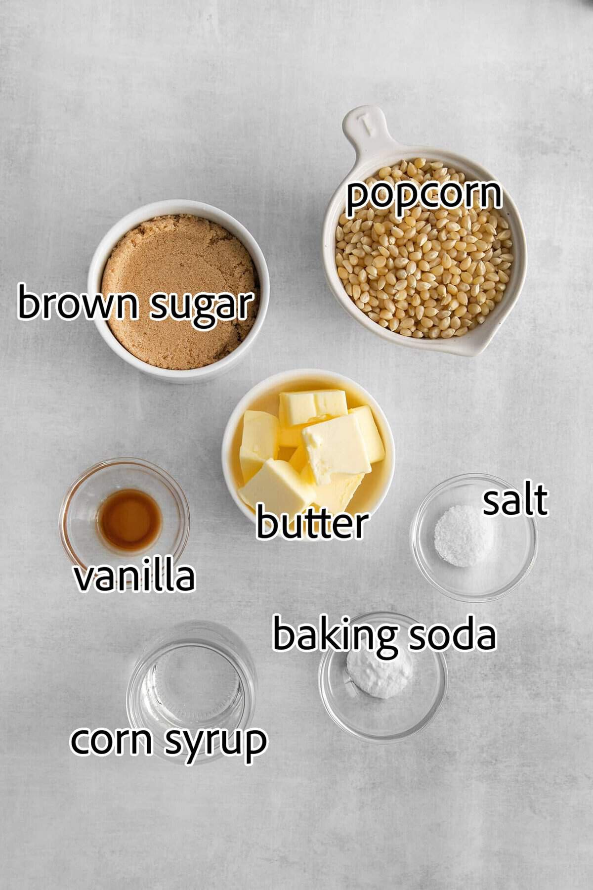Microwave Caramel Popcorn is ready in just 15 minutes, with a handful of ingredients, a microwave, and a brown paper bag. ingredients needed for microwave caramel popcorn