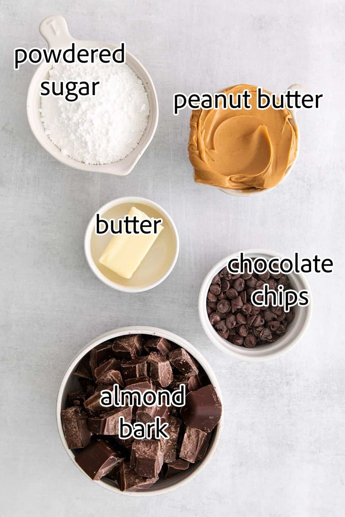 Made with just 5 ingredients, these Homemade Peanut Butter Cups are a million times better than anything you can buy at the store. ingredients needed for peanut butter cups