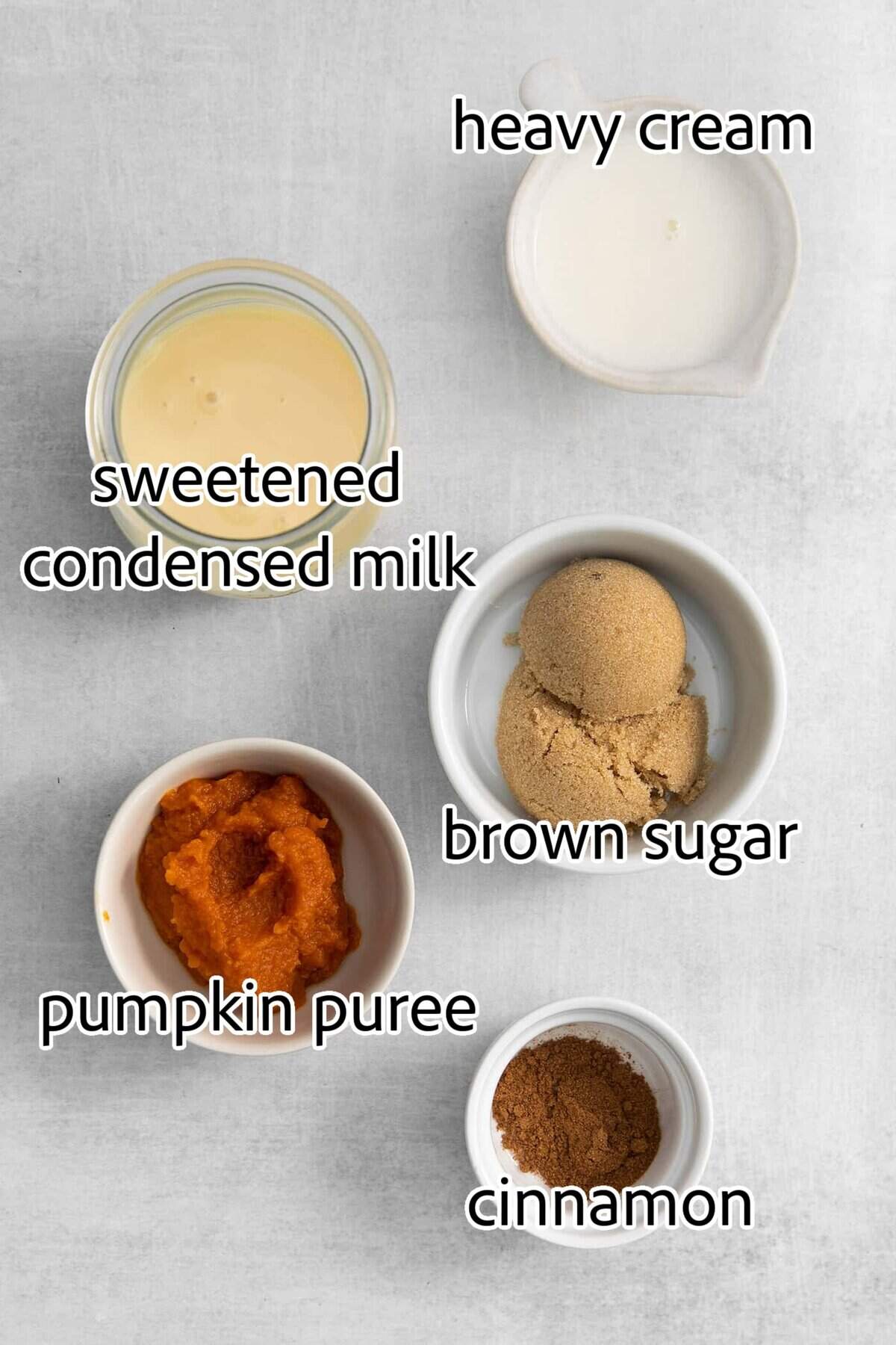 Lightly sweetened cold brew topped with a rich foam., this Pumpkin Cream Cold Foam is a Starbucks copycat you must try. ingredients needed for pumpkin cream cold brews