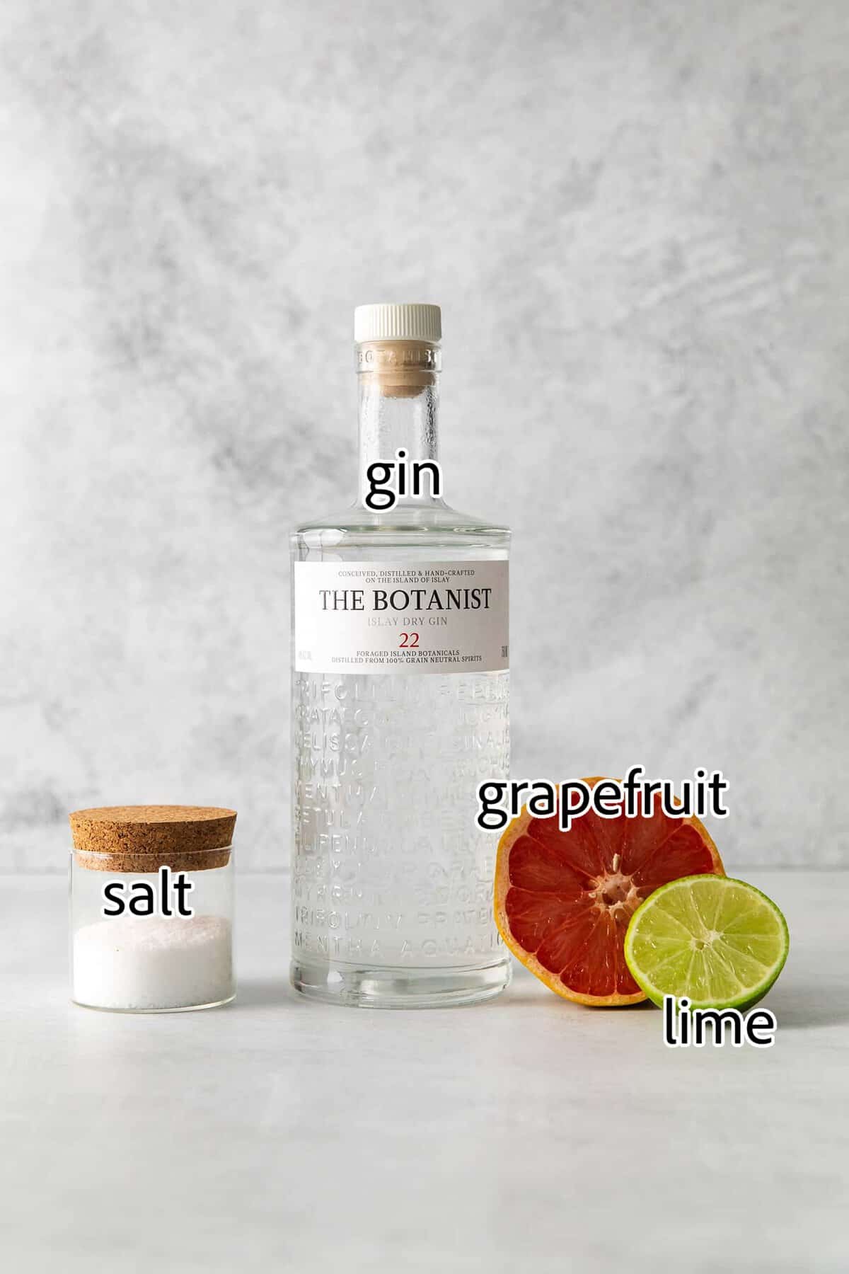 This Salty Dog cocktail is a twist on a classic greyhound that features gin and a coarse salt rim. The cocktail is fruity and refreshing. ingredients needed for salty dogs