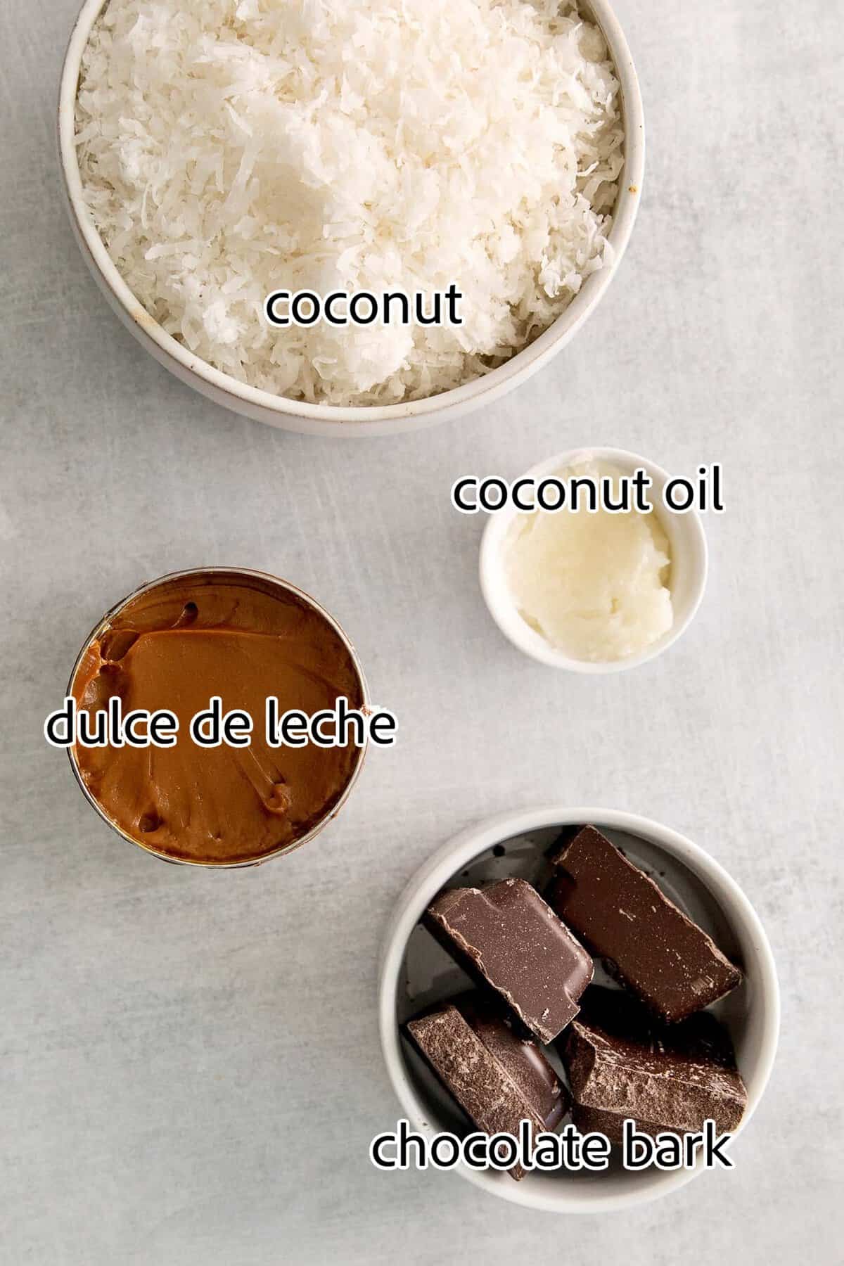 These Samoa Macaroons are rich and nutty, made with toasted coconut and dulce de leche and then dipped in chocolate. ingredients needed for samoas macaroons