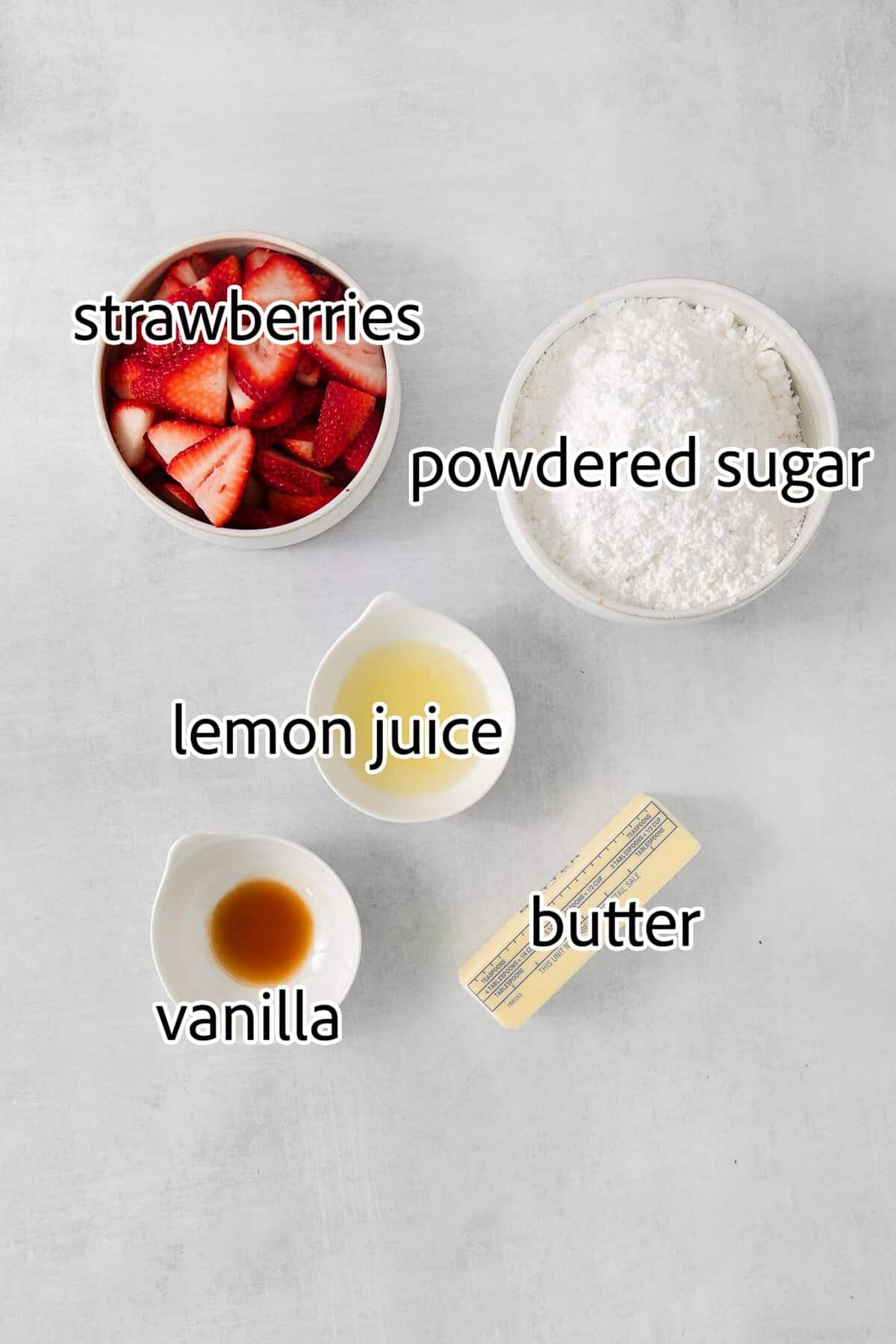 Vibrantly pink Strawberry Cupcakes will dress up your Mother's Day table - or make them anytime for a special strawberry treat. ingredients needed for strawberry cupcakes