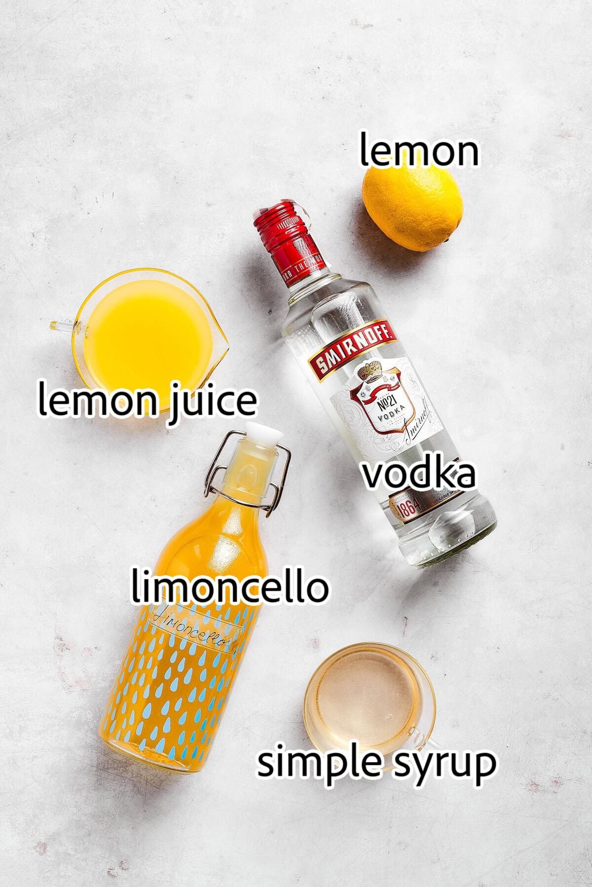 This limoncello martini is the brightest, sunniest cocktail you’ll ever sip! It’s tart yet smooth, with just the right balance of sweetness. ingredients needed for limoncello martinis
