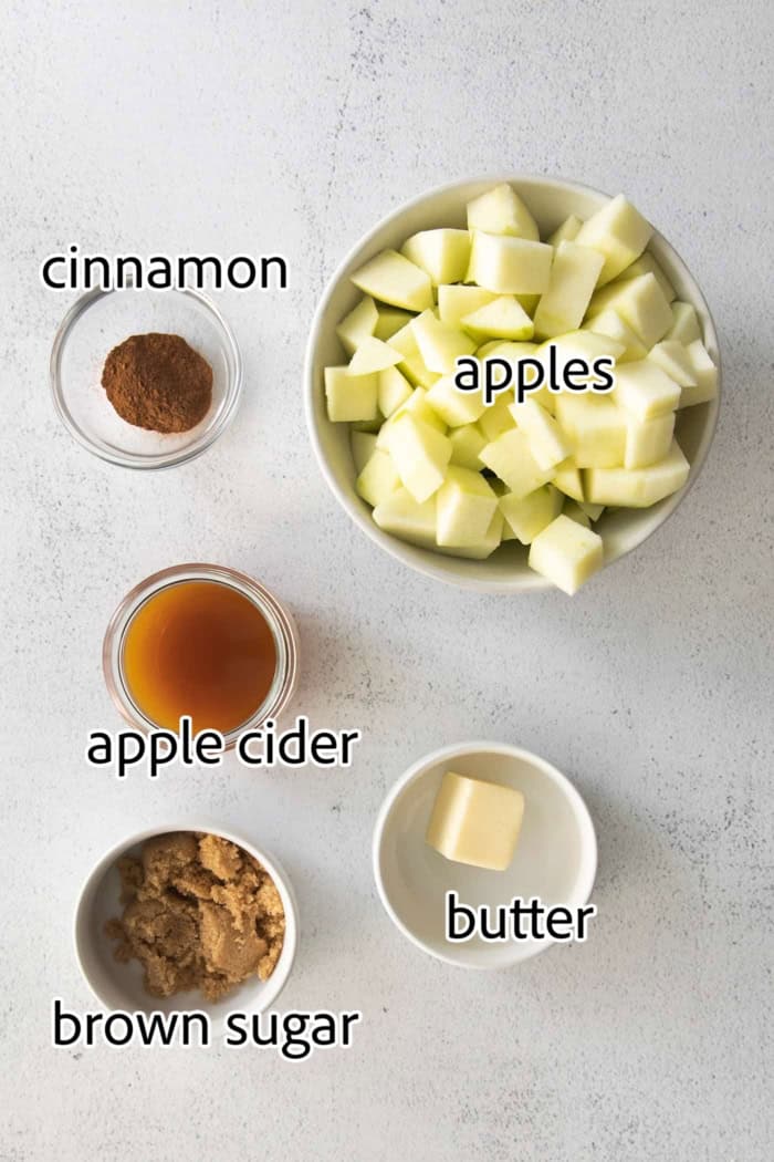 Overnight baked apple oatmeal is an irresistible make-ahead breakfast, topped with crunchy streusel and studded with sweet cinnamon apples. ingredients needed for apple baked oatmeal