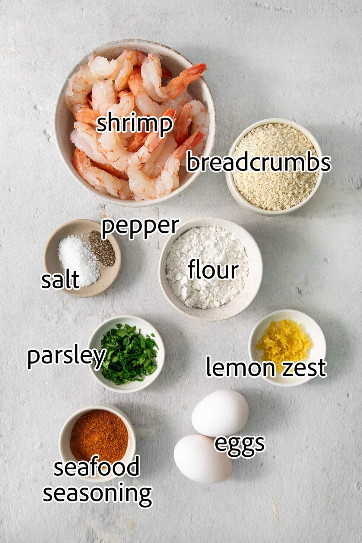 These butterfly shrimp are tender and juicy on the inside, crisp and crunchy on the outside, and paired with a spicy creamy cocktail sauce! ingredients needed for butterfly shrimp