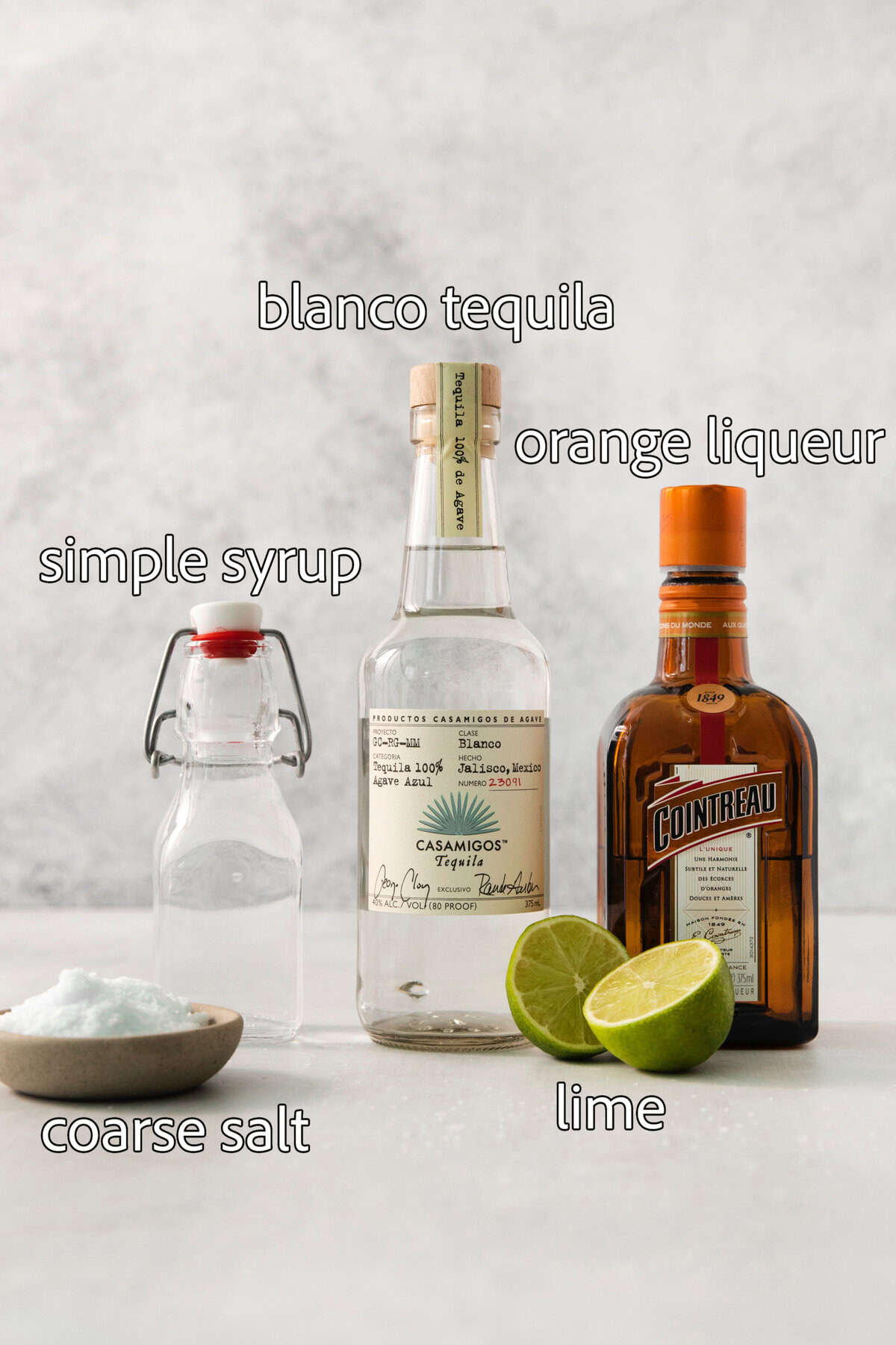 This Classic Margarita recipe makes the perfect tequila cocktail! Learn how to make a margarita that's always crisp, cold, and refreshing. ingredients needed for margaritas