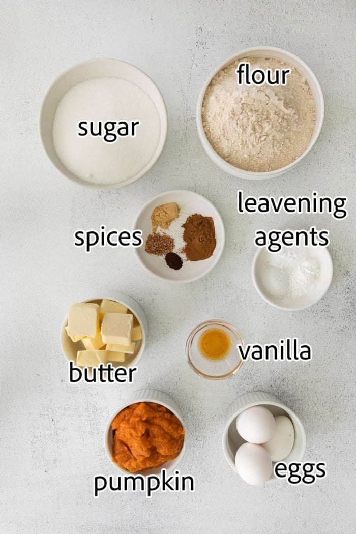 ingredients needed for pumpkin layer cake