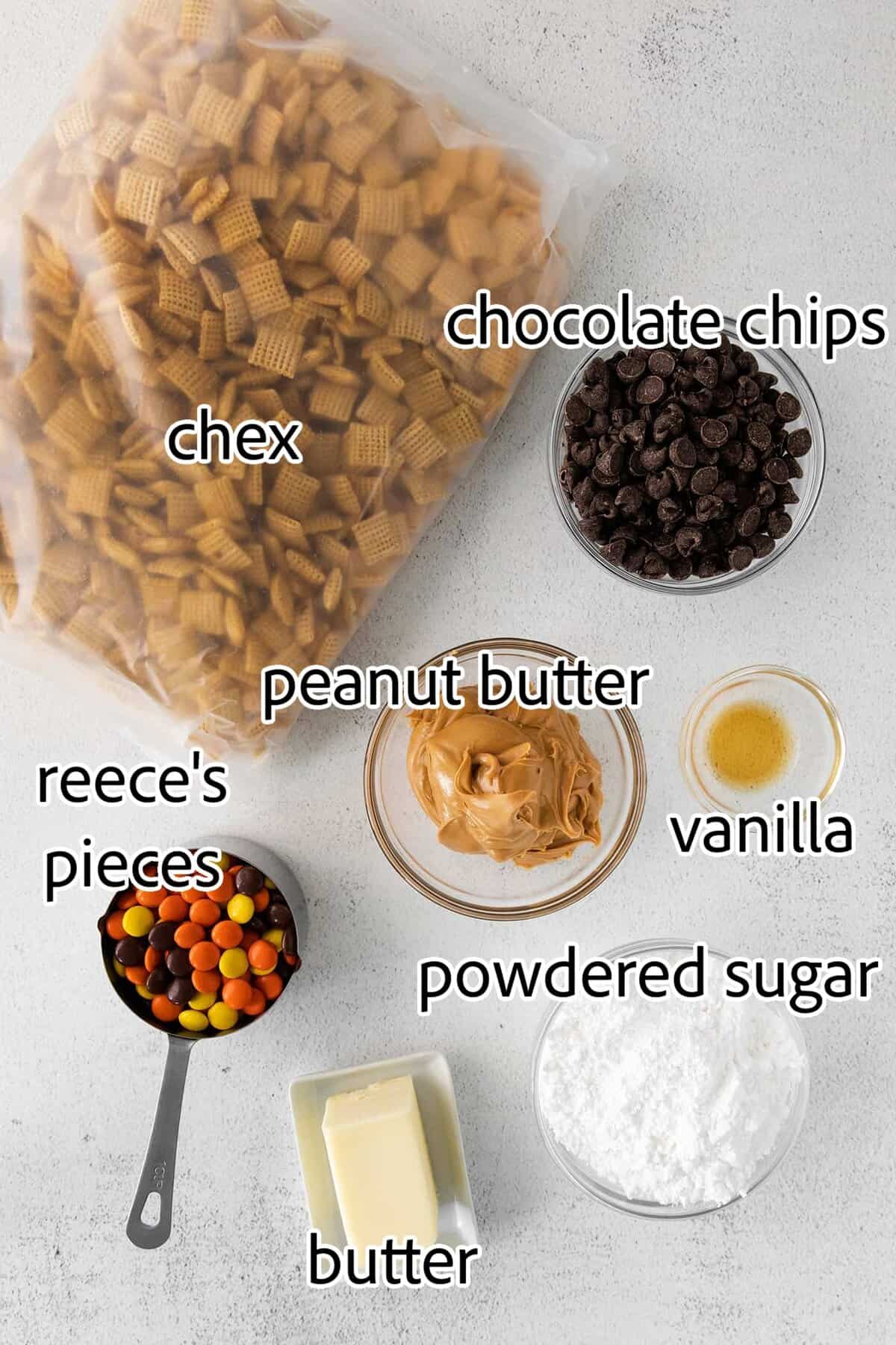 Puppy chow ingredients.