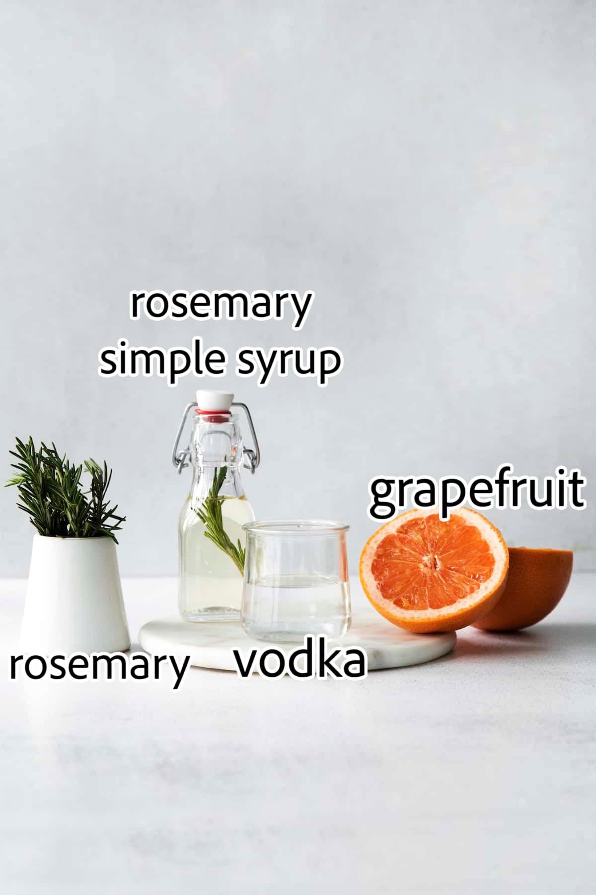 ingredients needed for rosemary greyhounds