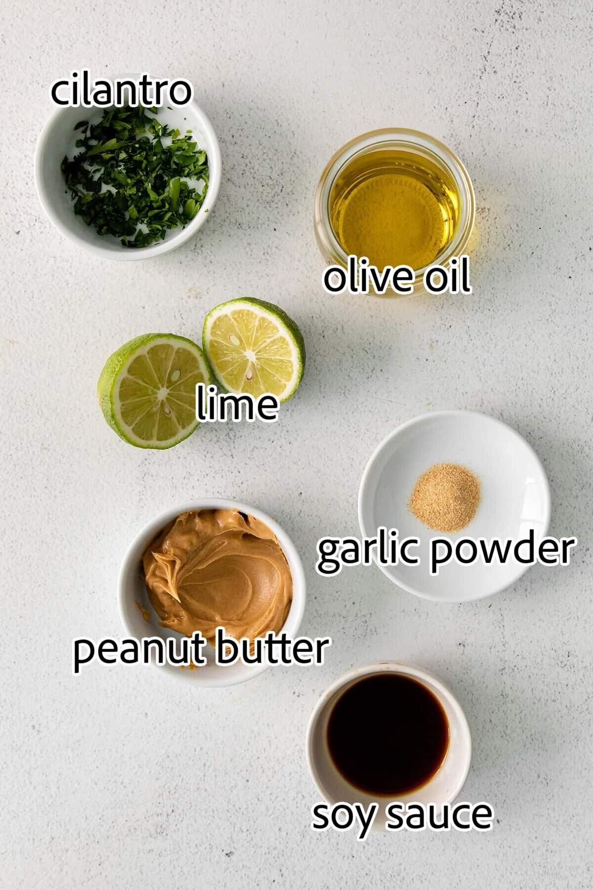 ingredients needed for sweet potato bowls