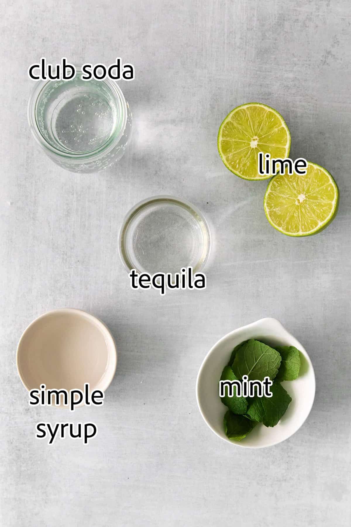 ingredients needed for tequila mojitos